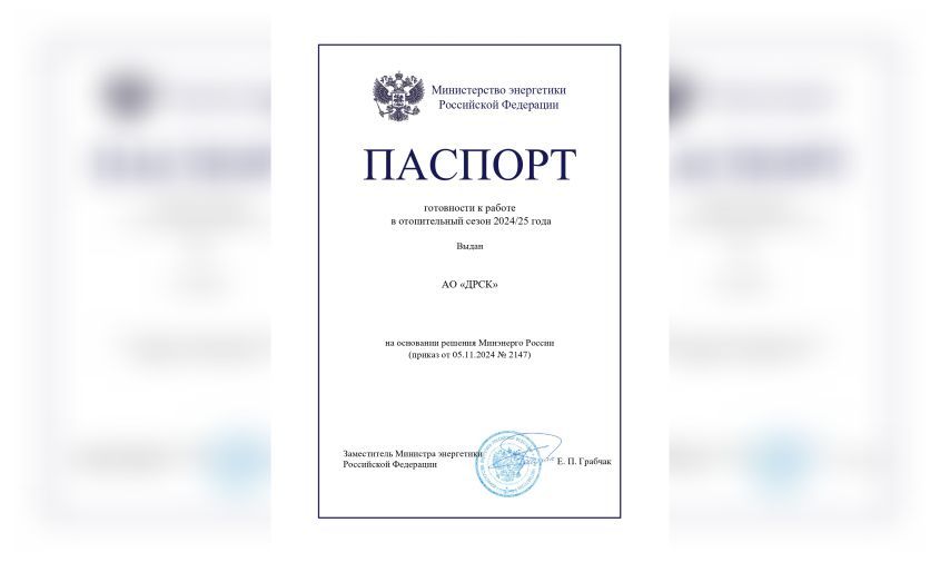 дальневосточная распределительная сетевая компания  готова к работе в зимний период